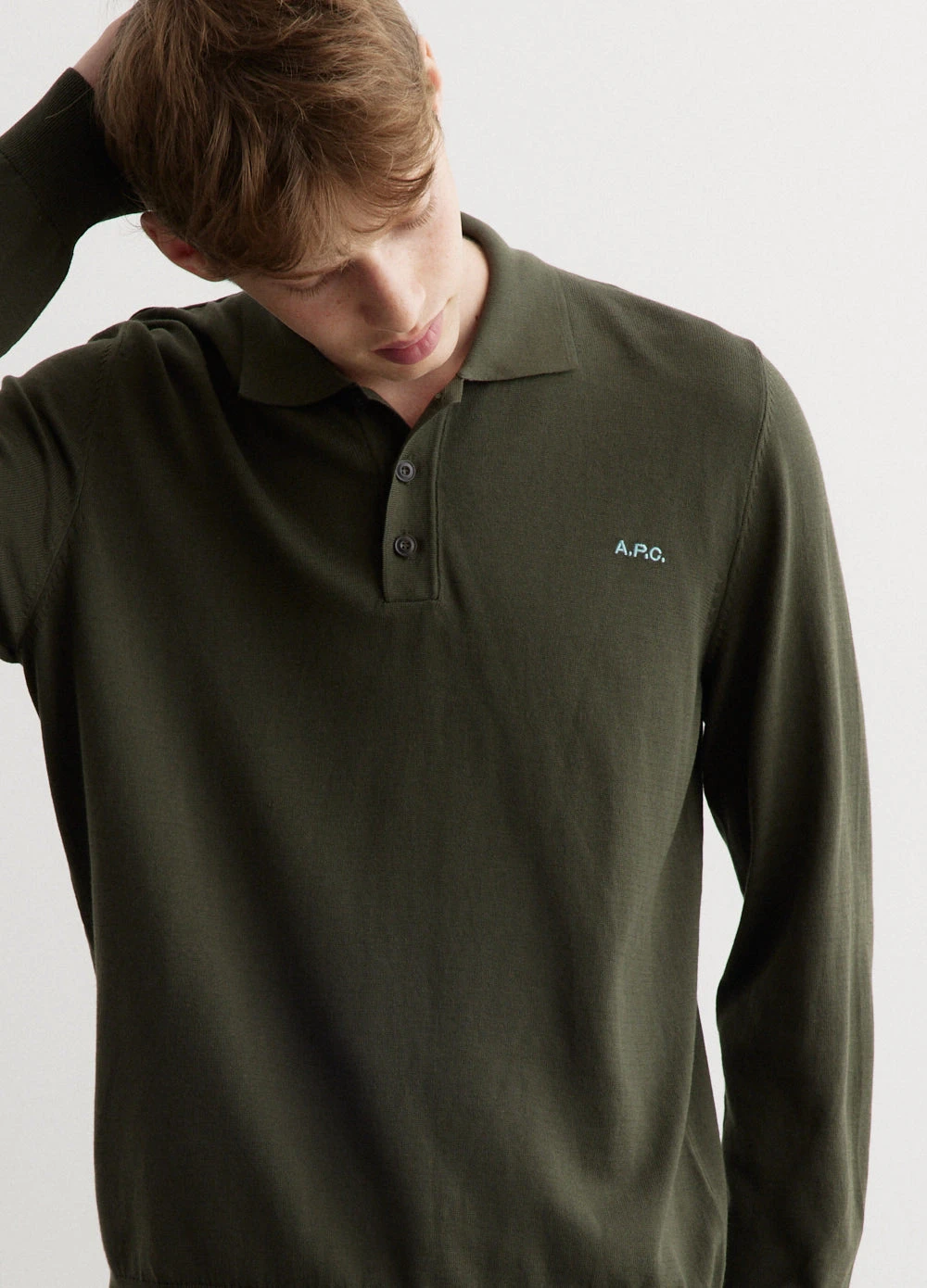 A.P.C. Polo Blaise Knit Sweater 2 A.P.C. Polo Blaise Knit Sweater - Image 2