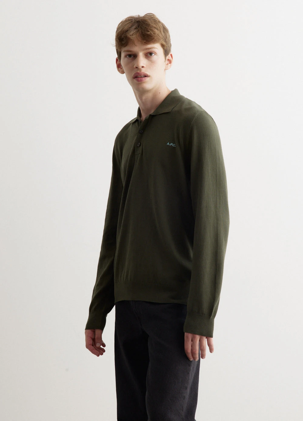 A.P.C. Polo Blaise Knit Sweater 3 A.P.C. Polo Blaise Knit Sweater - Image 3