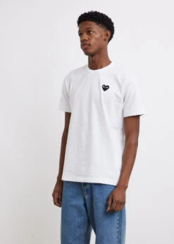 T064 Black Heart T-Shirt -Men Clothing Store mens incu will 423001