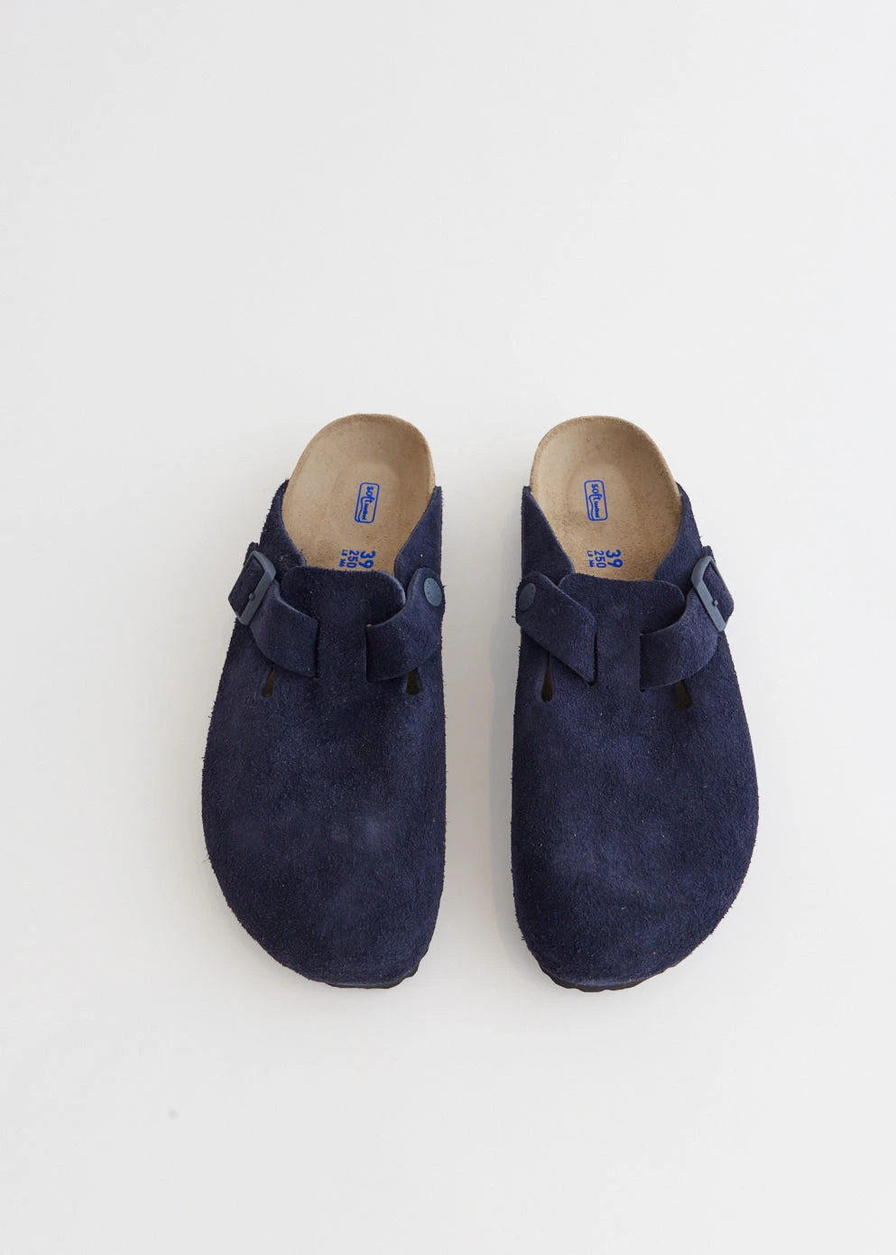 Birkenstock Boston SFB 'Midnight Suede Leather' Narrow Slides 3 Birkenstock Boston SFB 'Midnight Suede Leather' Narrow Slides - Image 3