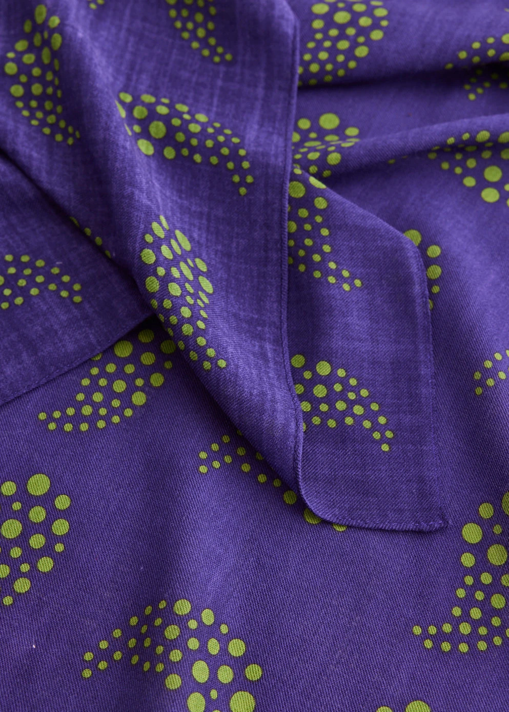 Paisley Printed Twill Scarf 2 Paisley Printed Twill Scarf - Image 2