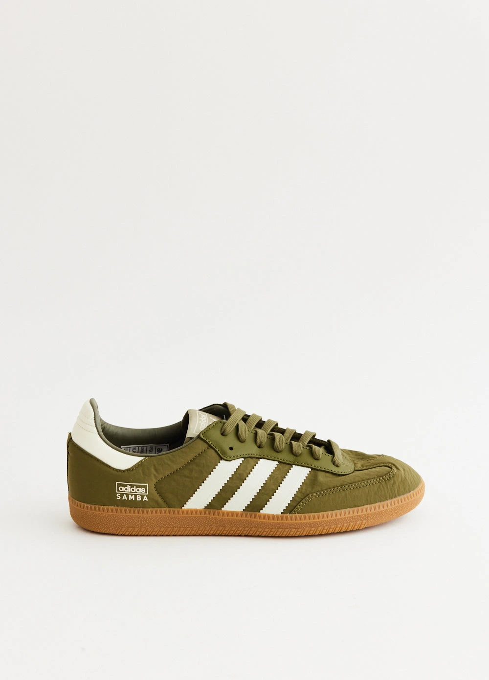ADIDAS Samba OG 'Nylon Reflectivity - Focus Olive' Sneakers 1 ADIDAS Samba OG 'Nylon Reflectivity - Focus Olive' Sneakers