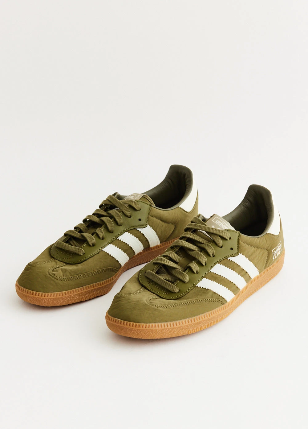ADIDAS Samba OG 'Nylon Reflectivity - Focus Olive' Sneakers 2 ADIDAS Samba OG 'Nylon Reflectivity - Focus Olive' Sneakers - Image 2