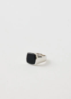 Tom Wood Cushion Black Onyx Ring