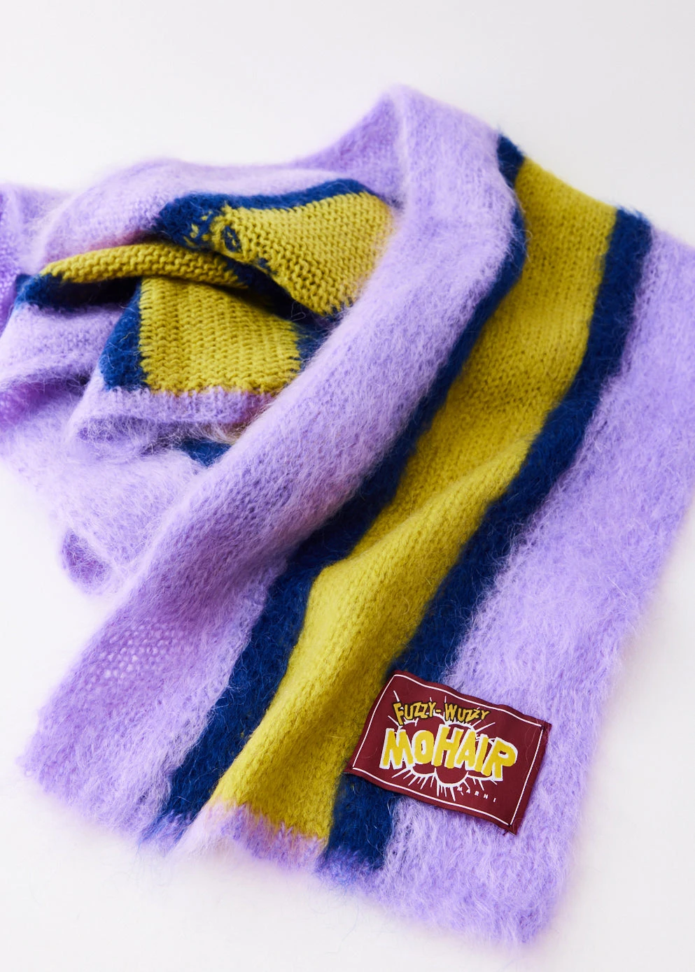 Marni Intarsia Logo Scarf 3 Marni Intarsia Logo Scarf - Image 3