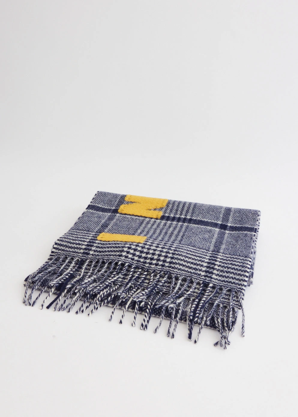 Marni Prince Of Wales Logo Wool Scarf 2 Marni Prince Of Wales Logo Wool Scarf - Image 2