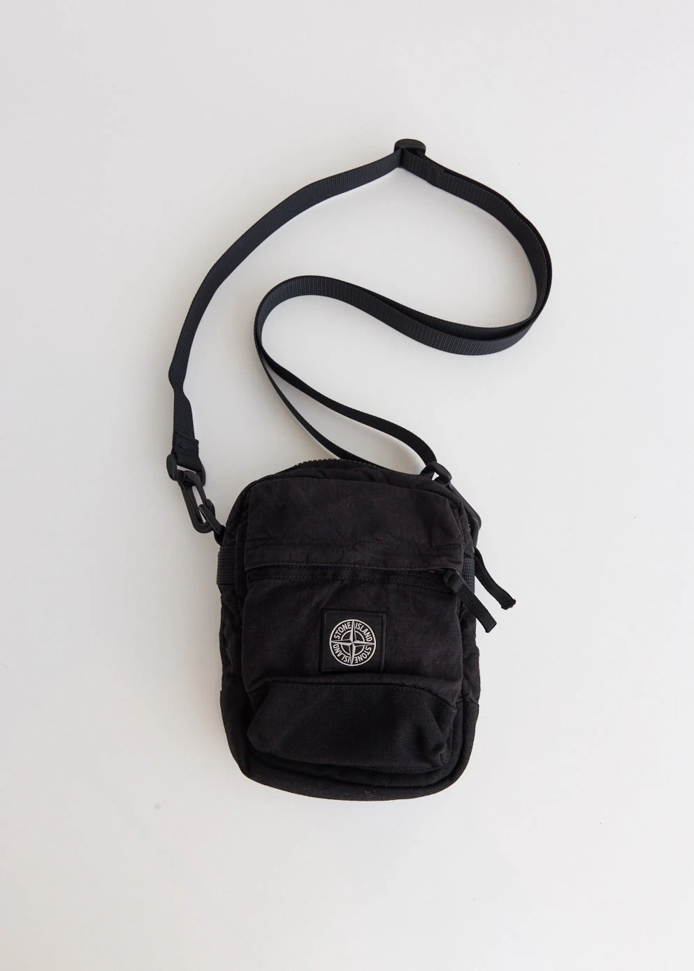 Stone Island Compass Patch Lino Nylon Tela-TC Pouch Bag 2 Stone Island Compass Patch Lino Nylon Tela-TC Pouch Bag - Image 2