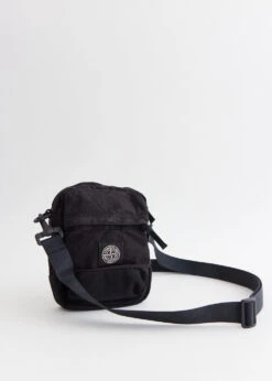 Stone Island Compass Patch Lino Nylon Tela-TC Pouch Bag
