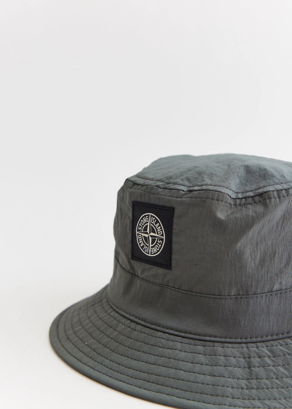 Stone Island Compass Patch Nylon Bucket Hat 2 Stone Island Compass Patch Nylon Bucket Hat - Image 2
