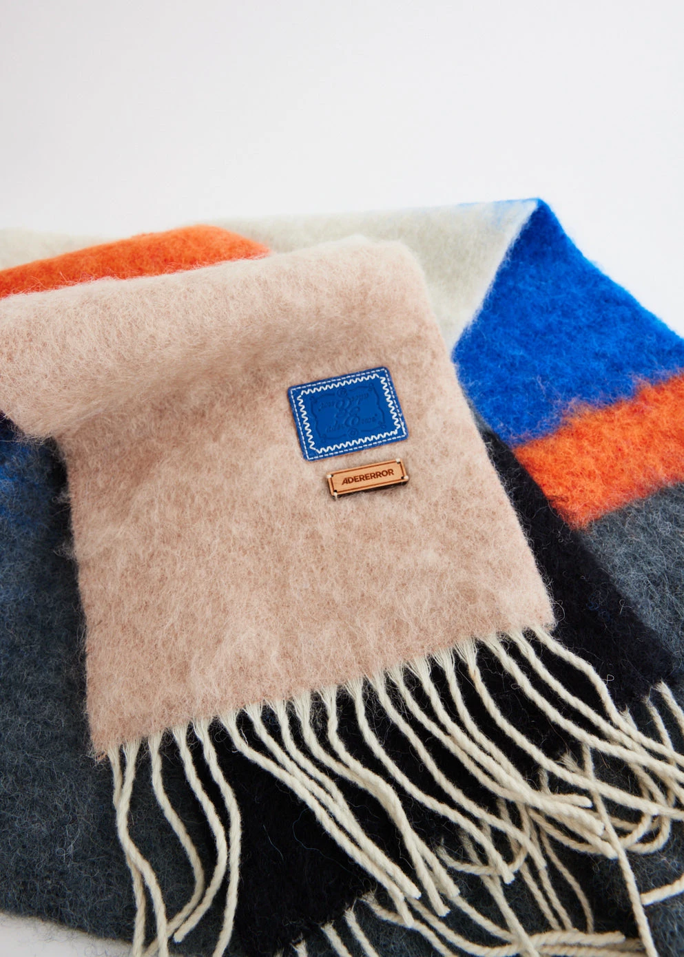 Colour Block Scarf 2 Colour Block Scarf - Image 2