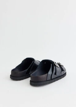 West Shiny Leather Regular Mules -Men Clothing Store product incu 879 b86f9b1d 287d 4abb bfa2 9efcbb3e4605