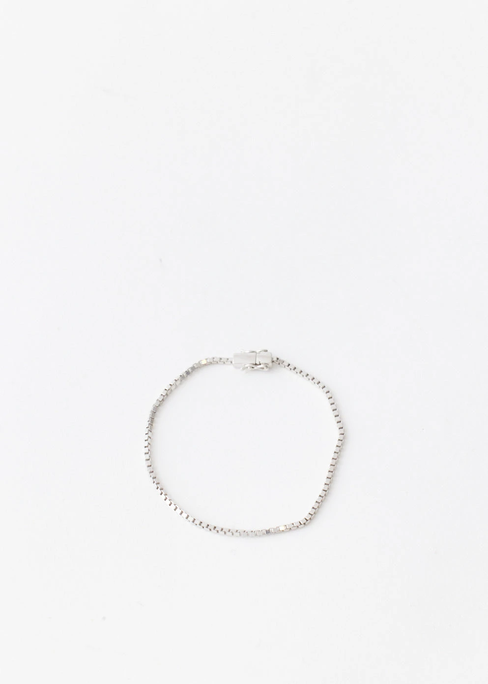 Tom Wood Square Chain Bracelet 7.7" 1 Tom Wood Square Chain Bracelet 7.7"