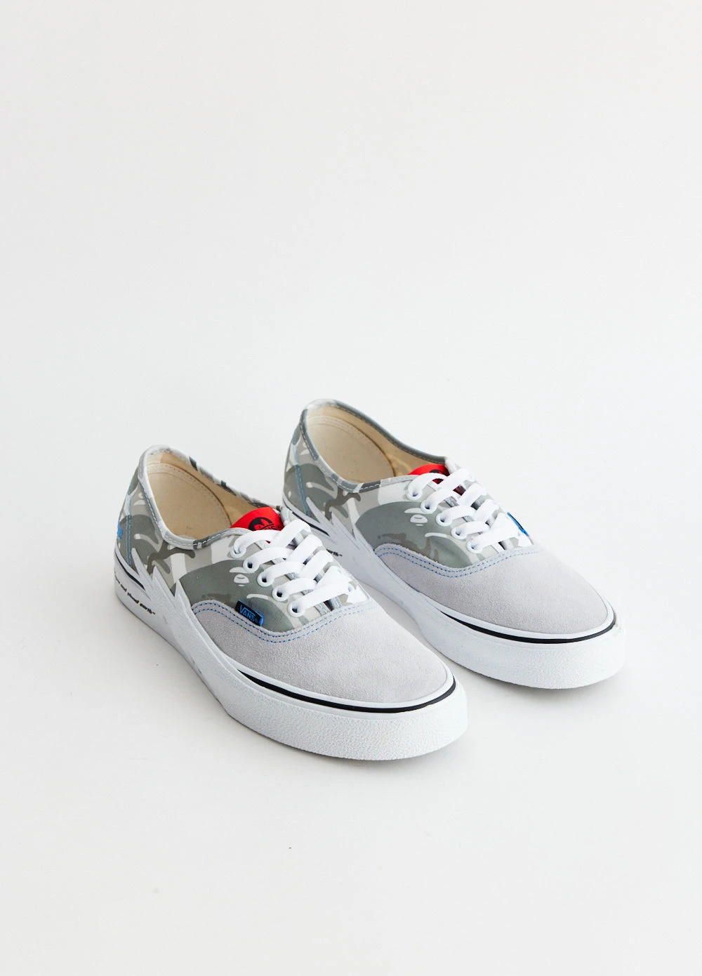 Vans X AAPE Authentic Bolt 'Grey' Sneakers 2 Vans X AAPE Authentic Bolt 'Grey' Sneakers - Image 2