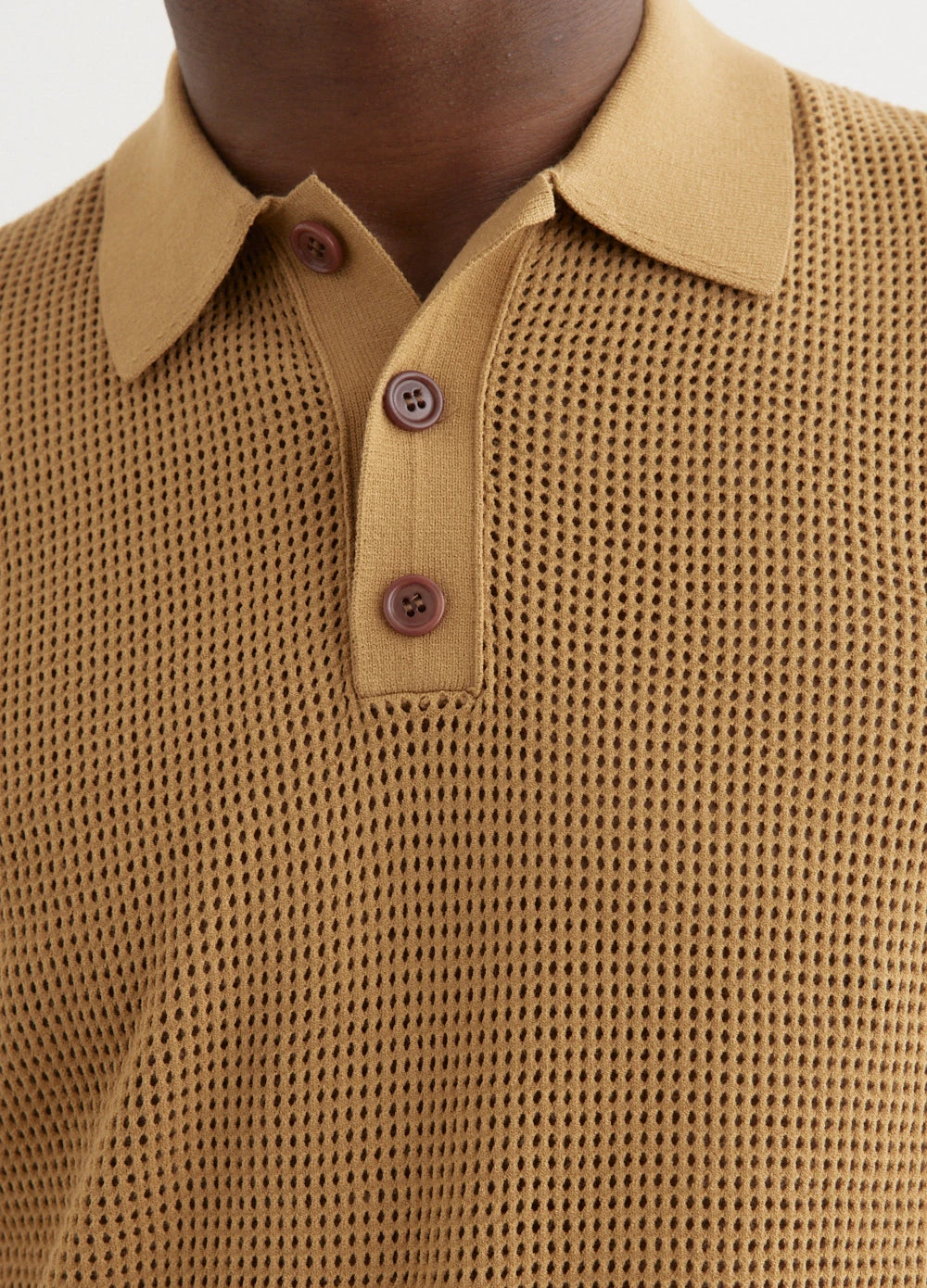 Dries Van Noten Mindo Openwork Knit Polo Shirt 2 Dries Van Noten Mindo Openwork Knit Polo Shirt - Image 2