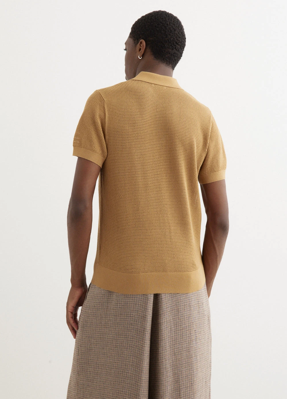 Dries Van Noten Mindo Openwork Knit Polo Shirt 4 Dries Van Noten Mindo Openwork Knit Polo Shirt - Image 4