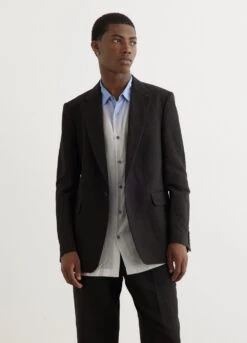 Dries Van Noten Bram Linen Cotton Ottoman Jacket -Men Clothing Store womens incu 214 4f948445 bf98 4b35 a7cf 4fb9e6774be1