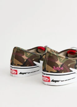Vans X AAPE Authentic Bolt 'Camo' Sneakers -Men Clothing Store womens incu 290 dc269dbe c89d 4805 a23d e312800926ee