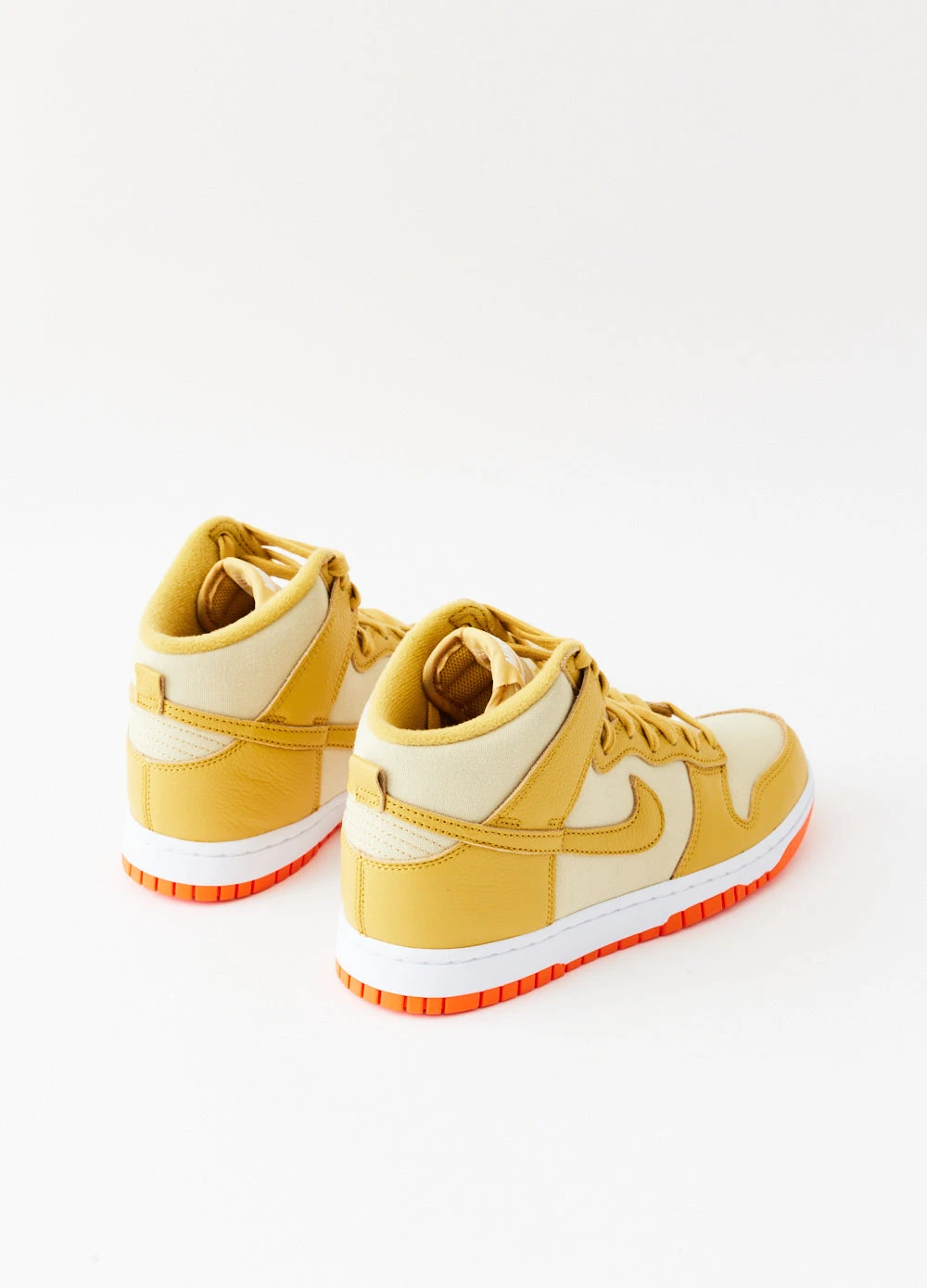 Nike Dunk High Retro PRM 'Gold Canvas' Sneakers 3 Nike Dunk High Retro PRM 'Gold Canvas' Sneakers - Image 3