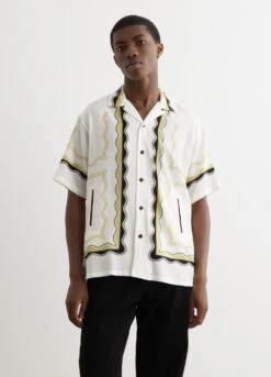 Panel Print Short Sleeve Shirt