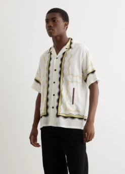 Panel Print Short Sleeve Shirt -Men Clothing Store womens incu 470 1cbc1bc3 e3dc 4319 a946 d982e34c51fa