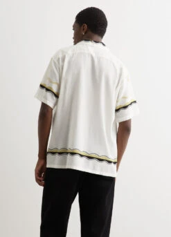 Panel Print Short Sleeve Shirt -Men Clothing Store womens incu 473 8965c903 2b06 4a7e 8df0 7e0f8bf62b9f