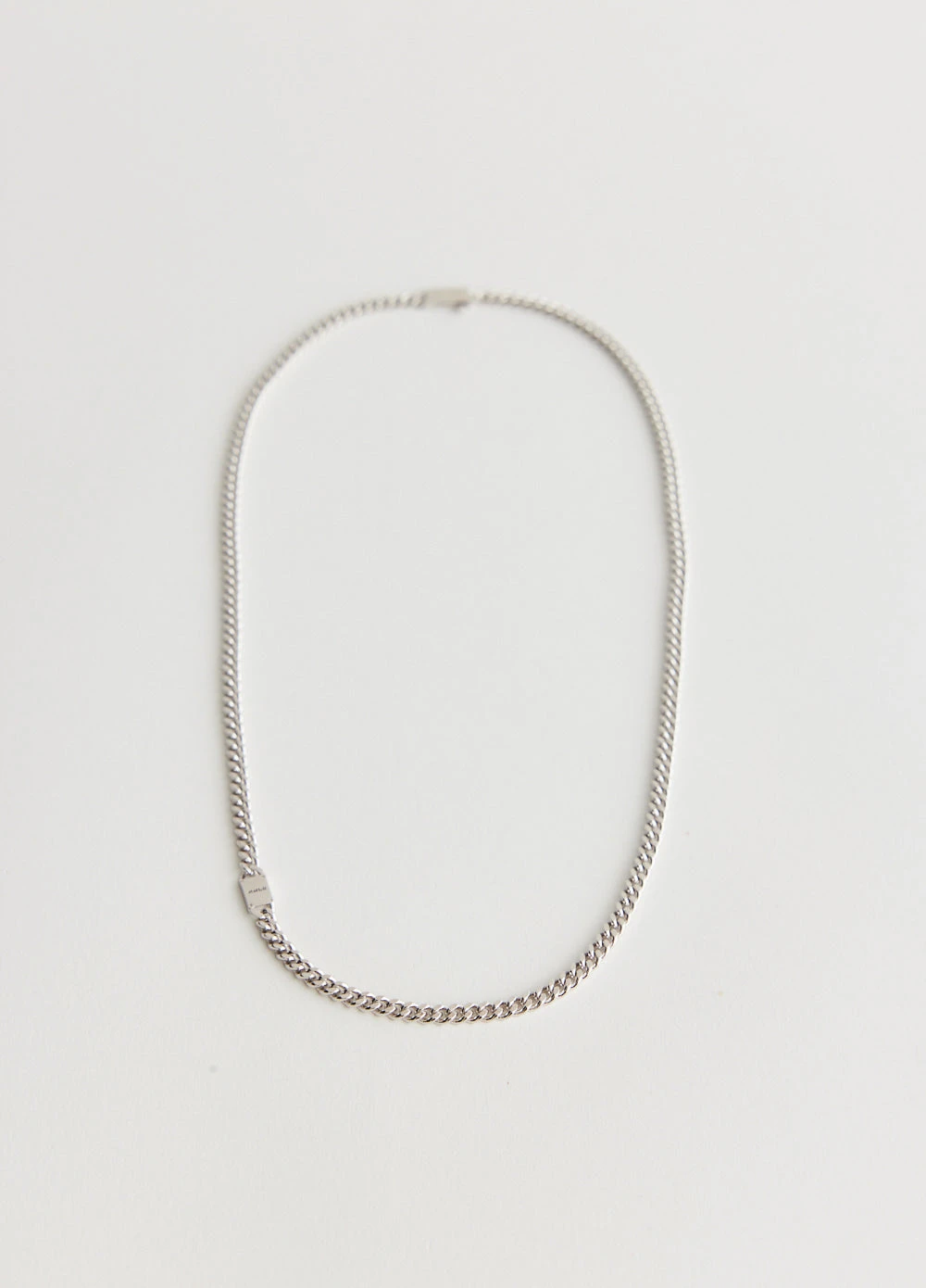 Side Pendant Curb Chain Necklace 1 Side Pendant Curb Chain Necklace