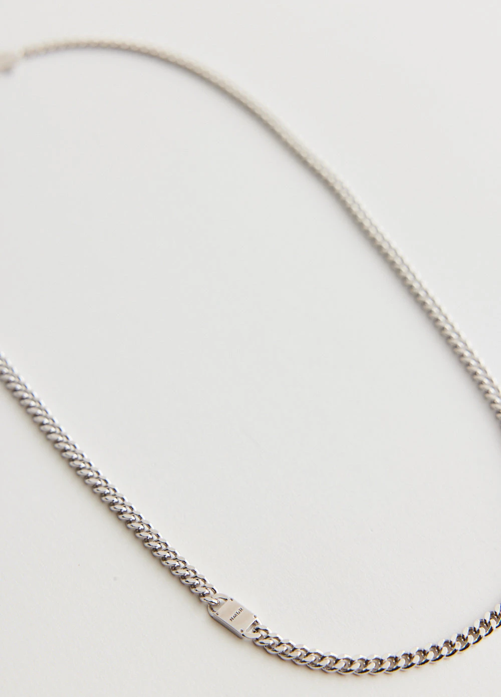 Side Pendant Curb Chain Necklace 3 Side Pendant Curb Chain Necklace - Image 3