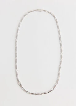 Side Pendant Figaro Chain Necklace